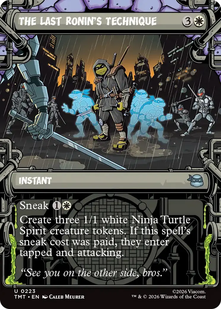 The Last Ronin's Technique (Showcase) [Teenage Mutant Ninja Turtles] 1