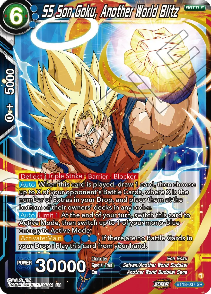 Ss Son Goku, Another World Blitz (Bt18-037) [Dawn Of The Z-Legends] 1