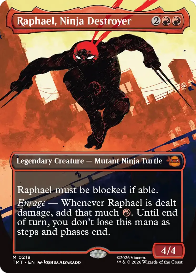 Raphael, Ninja Destroyer (Borderless) [Teenage Mutant Ninja Turtles] 1
