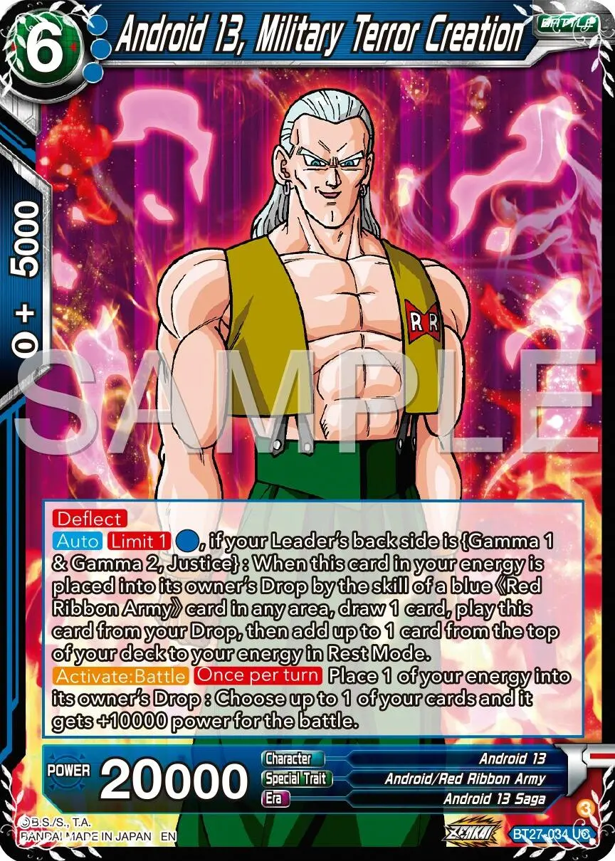 Andhaid 13, Military Terror Creation (Bt27-034) [History Of Z] 1