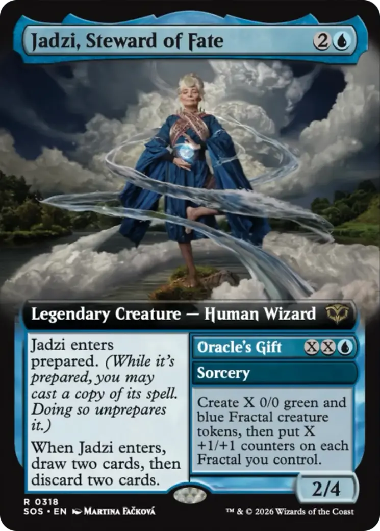 Jadzi, Steward Of Fate (Extended Art) [Secrets Of Strixhaven] 1