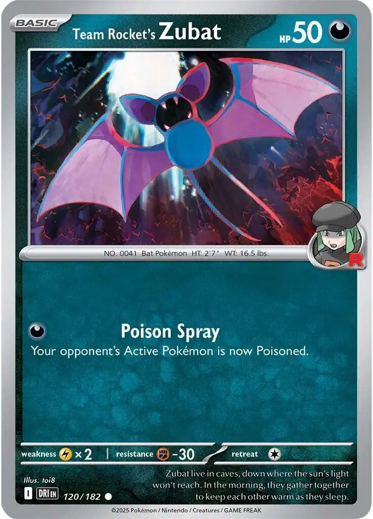 Team Rocket's Zubat (120/182) [Scarlet & Violet: Destined Rivals] 1