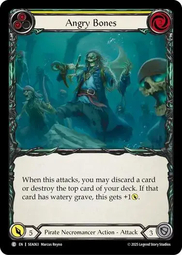 Angry Bones (Yellow) [Sea063] (High Seas) 1