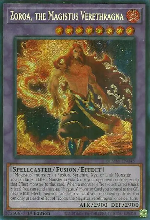 Zoroa, The Magistus Verethragna [Blmm-En045] Secret Rare 1
