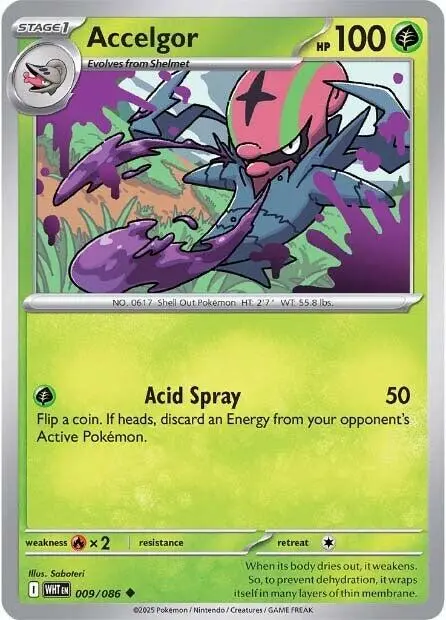 Accelgor (009/086) [Scarlet & Violet: White Flare] 1