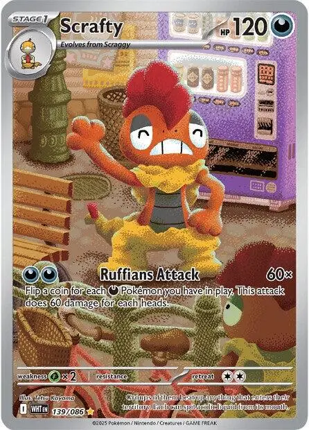 Scrafty (139/086) [Scarlet & Violet: White Flare] 1