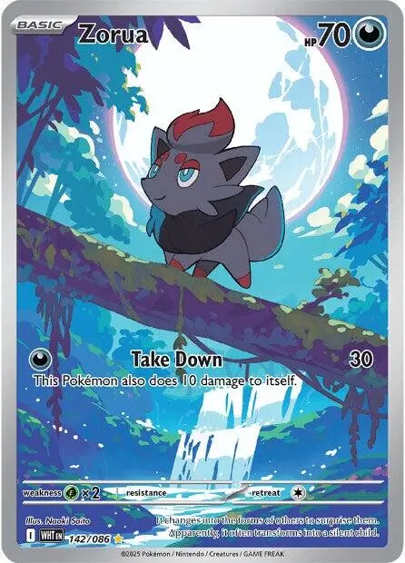 Zorua (142/086) [Scarlet & Violet: White Flare] 1
