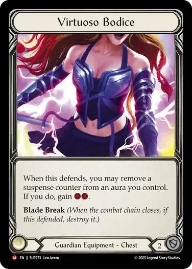 Virtuoso Bodice (Cold Foil) [Sup272] (Super Slam)  Cold Foil 1