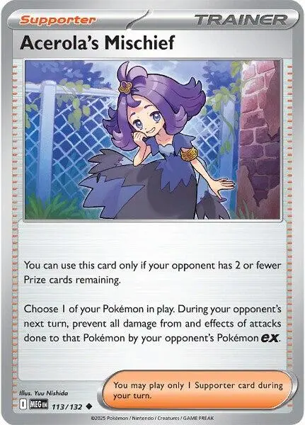 Acerola's Mischief (113/132) [Mega Evolution: Base Set] 1