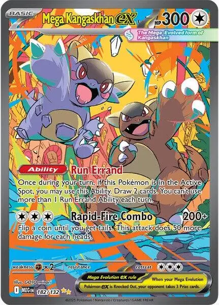 Mega Kangaskhan Ex (182/132) [Mega Evolution: Base Set] 1