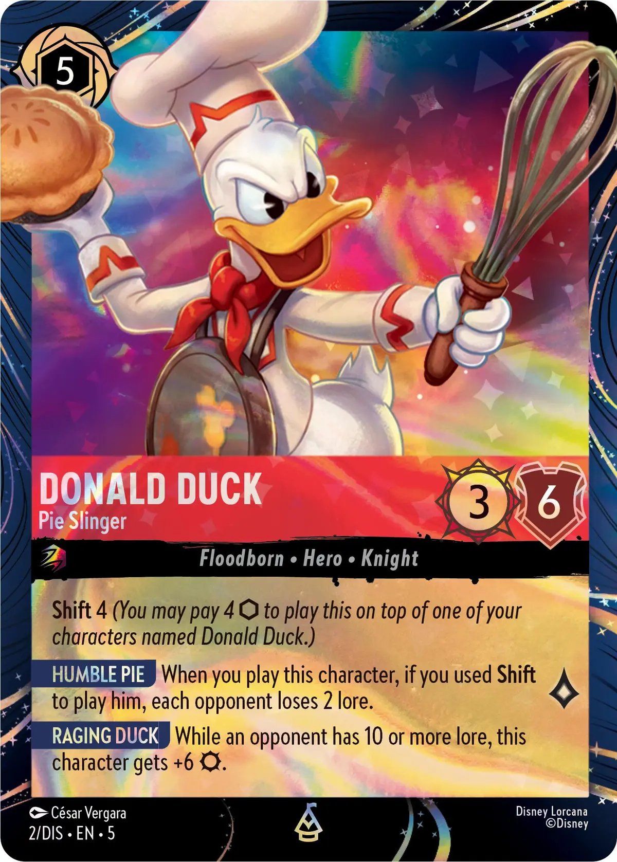 Donald Duck - Pie Slinger (2) [Promo Cards] 1