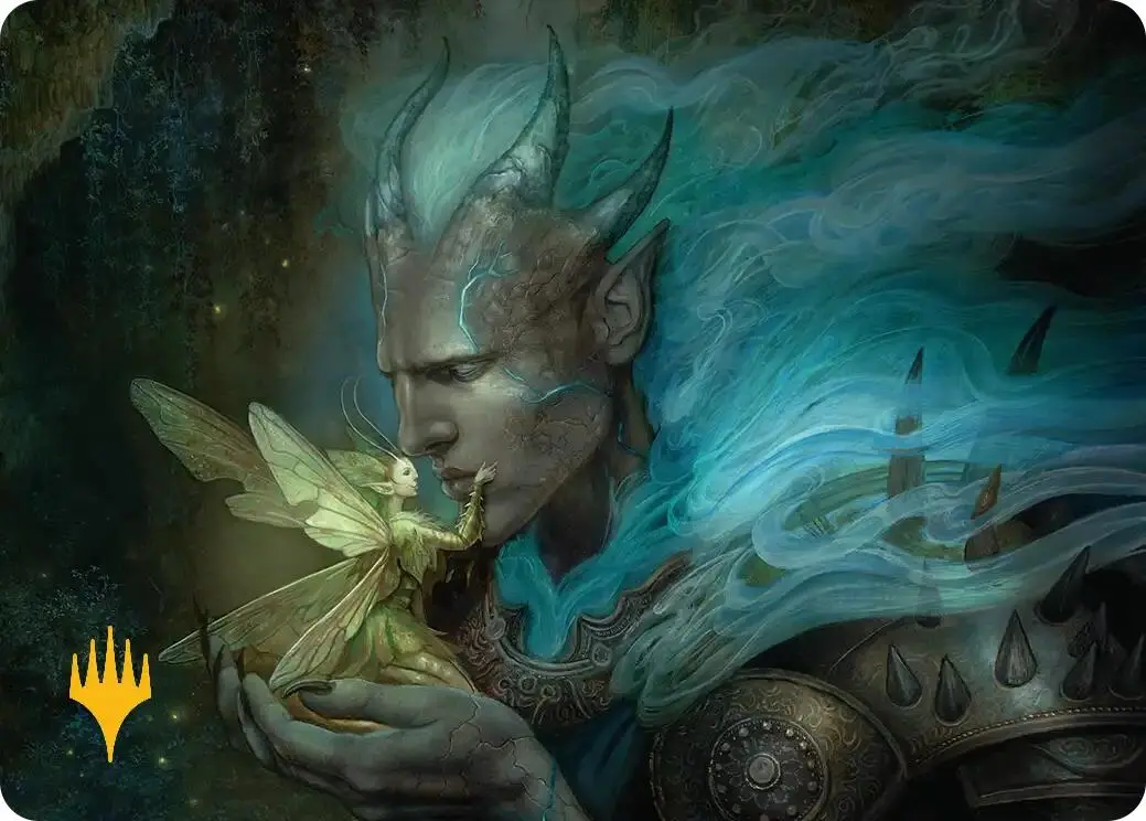 Run Away Together Art Card (Gold-Stamped Planeswalker Symbol) [Lorwyn Eclipsed Art Series] 1