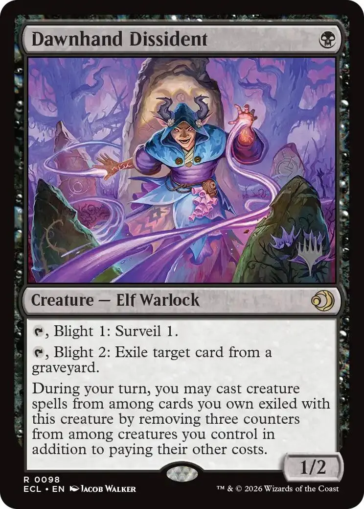 Dawnhand Dissident [Lorwyn Eclipsed Promos] 1