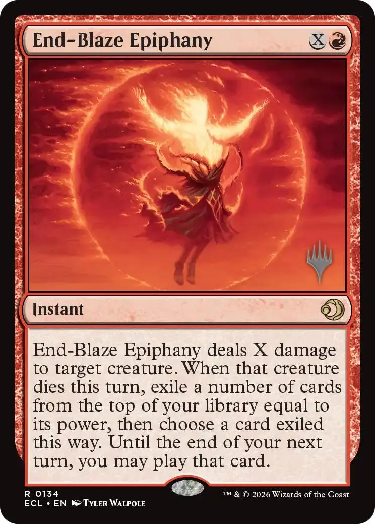 End-Blaze Epiphany [Lorwyn Eclipsed Promos] 1