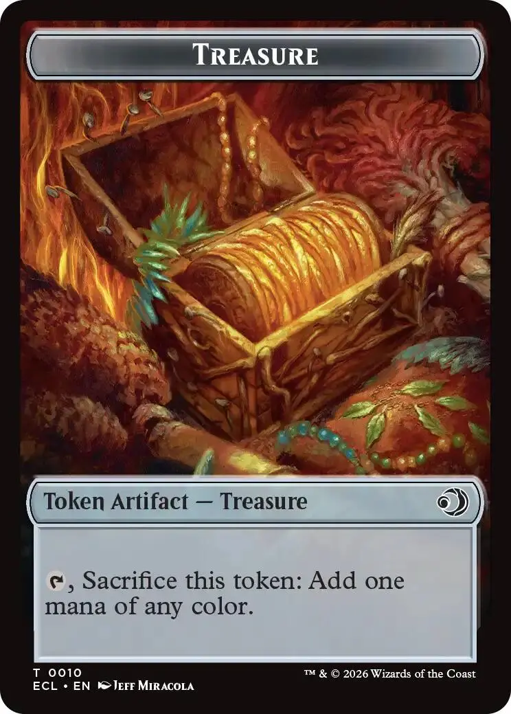 Treasure // Shapeshifter Double-Sided Token [Lorwyn Eclipsed Tokens] 1