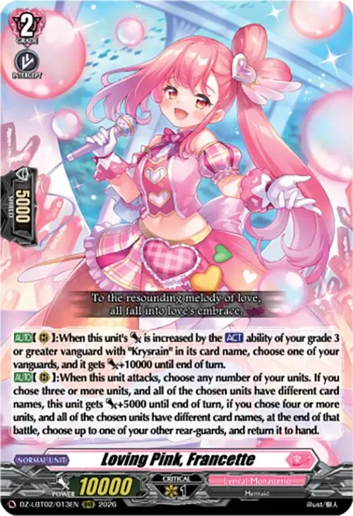 Loving Pink, Francette (Dz-Lbt02/013En) [Lyrical Monasterio Season Of Wonders] 1