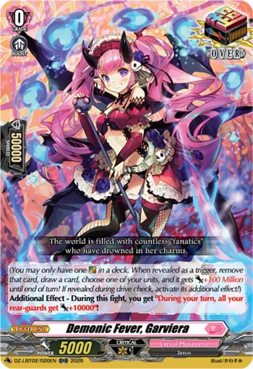 Demonic Fever, Garviera (Dz-Lbt02/020En) [Lyrical Monasterio Season Of Wonders] 1