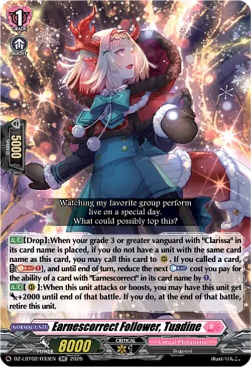 Earnescorrect Follower, Tuadine (Dz-Lbt02/033En) [Lyrical Monasterio Season Of Wonders] 1