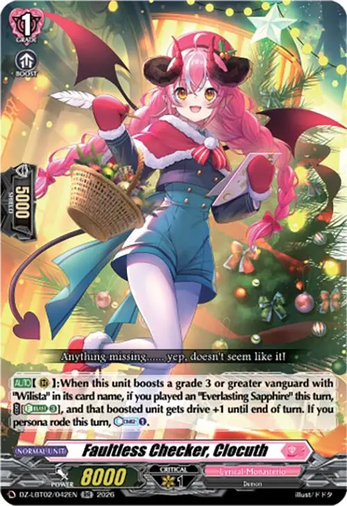 Faultless Checker, Clocuth (Dz-Lbt02/042En) [Lyrical Monasterio Season Of Wonders] 1