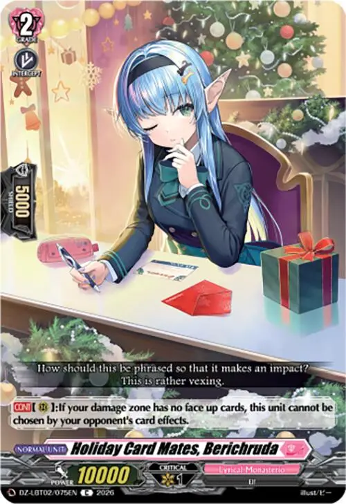 Holiday Card Mates, Berichruda (Dz-Lbt02/075En) [Lyrical Monasterio Season Of Wonders] 1