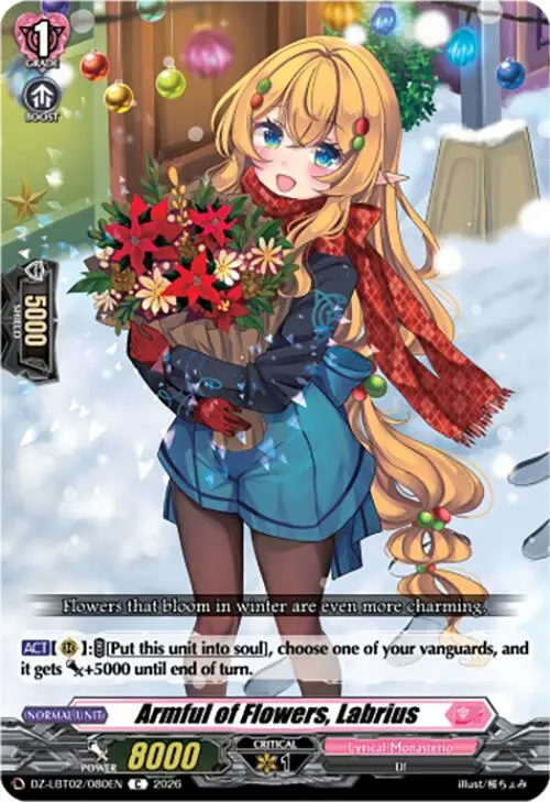 Armful Of Flowers, Labrius (Dz-Lbt02/080En) [Lyrical Monasterio Season Of Wonders] 1