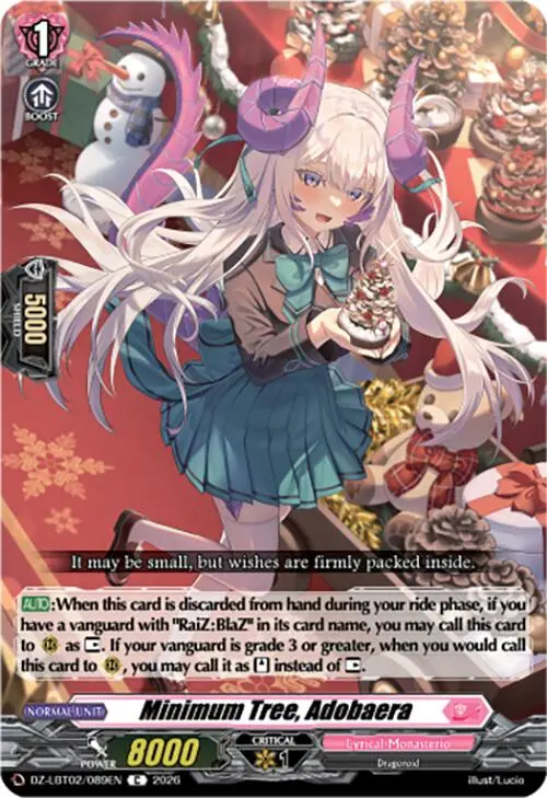 Minimum Tree, Adobaera (Dz-Lbt02/089En) [Lyrical Monasterio Season Of Wonders] 1