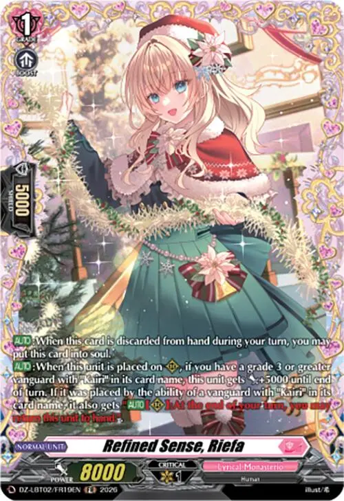 Refined Sense, Riefa (Dz-Lbt02/Fr19en) [Lyrical Monasterio Season Of Wonders] 1