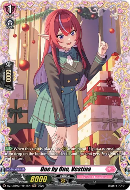 One By One, Vestina (Dz-Lbt02/Fr41en) [Lyrical Monasterio Season Of Wonders] 1