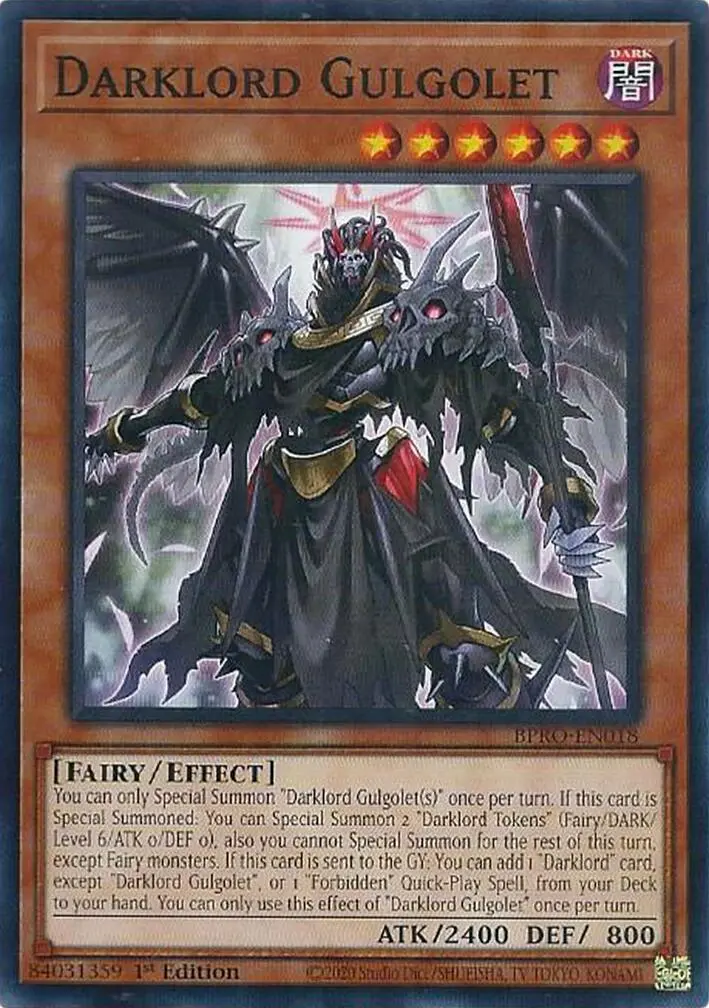 Darklord Gulgolet [Bpro-En018] Common 1