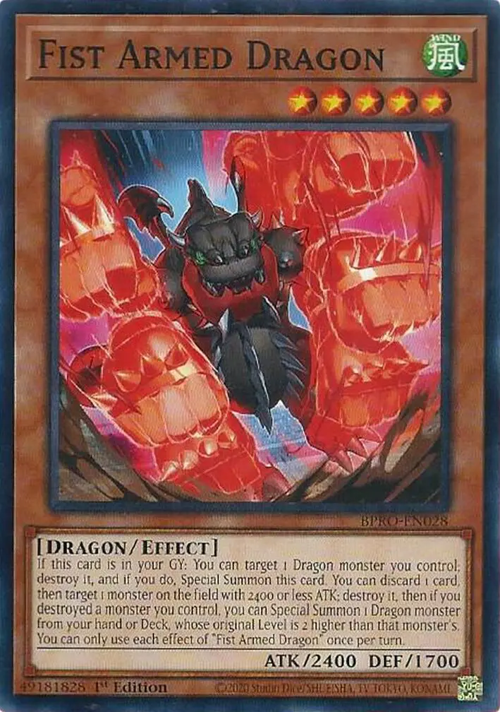 Fist Armed Dragon [Bpro-En028] Common 1