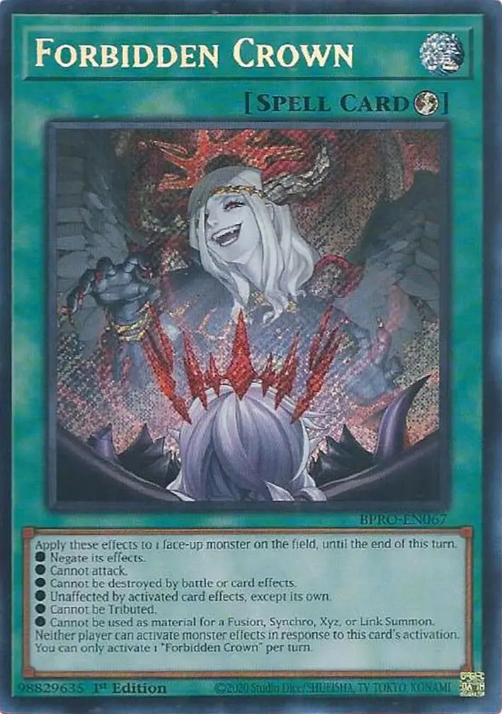 Forbidden Crown [Bpro-En067] Secret Rare 1