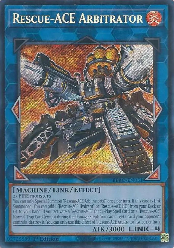 Rescue-Ace Arbitrator [Bpro-En051] Secret Rare 1