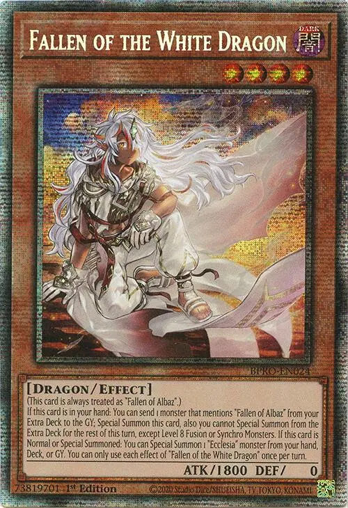 Fallen Of The White Dragon (Starlight Rare) [Bpro-En024] Starlight Rare 1