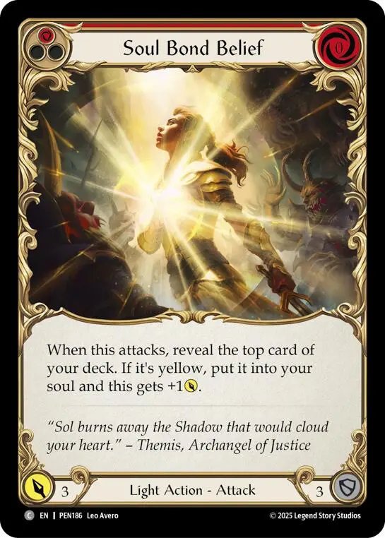 Soul Bond Belief (Red) (Regular) [Pen186] (Compendium Of Rathe) 1