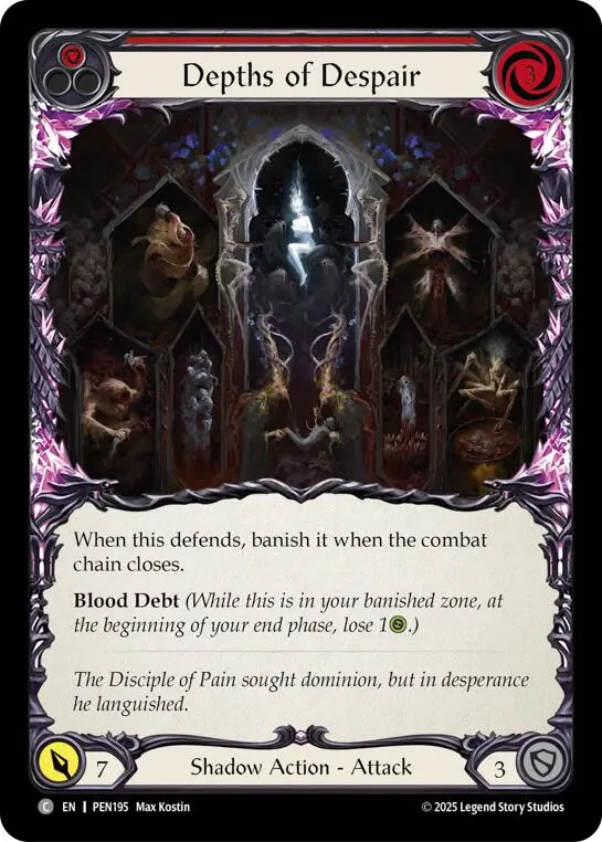 Depths Of Despair (Red) (Regular) [Pen195] (Compendium Of Rathe) 1