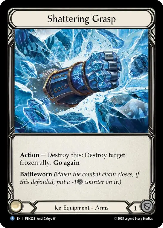 Shattering Grasp [Pen228] (Compendium Of Rathe) 1
