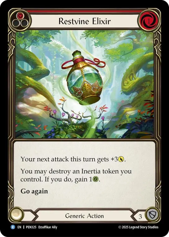 Restvine Elixir (Red) (Regular) [Pen325] (Compendium Of Rathe) 1