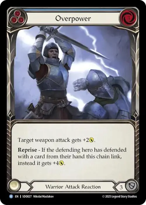 Overpower (Blue) (Regular) [Sdo027] (Gem Pack 2) 1