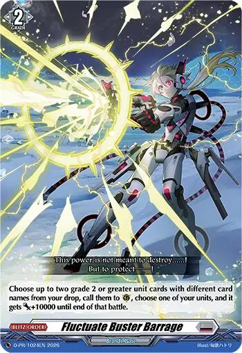 Fluctuate Buster Barrage (D-Pr/1024En) [D Promo Cards] 1