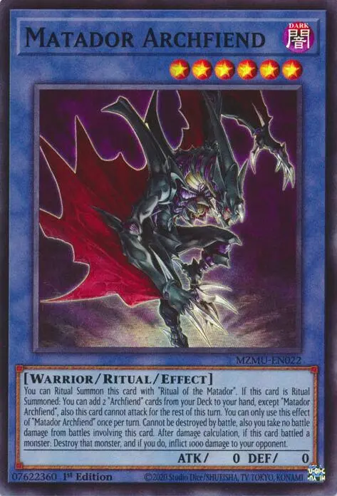 Matador Archfiend [Mzmu-En022] Super Rare 1