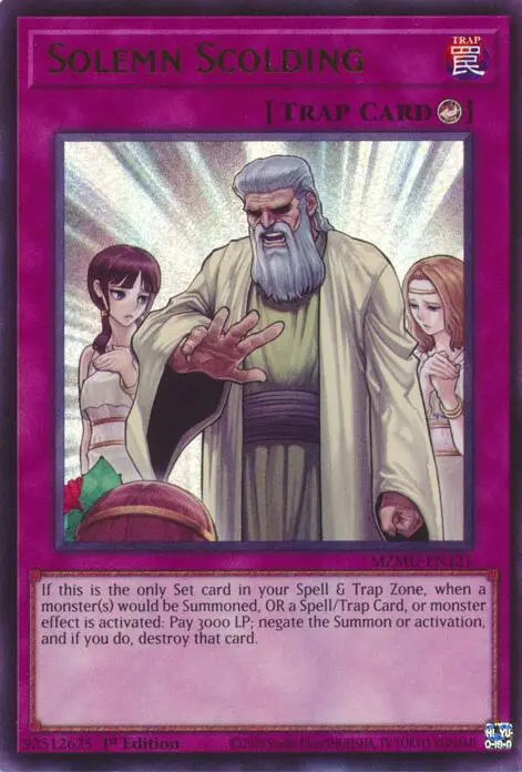 Solemn Scolding [Mzmu-En121] Ultra Rare 1