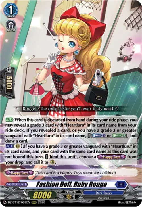 Fashion Doll, Ruby Rouge (Dz-Bt12/007En) [Chasm Of Lost Souls] 1
