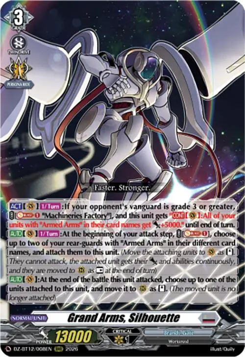 Grand Arms, Silhouette (Dz-Bt12/008En) [Chasm Of Lost Souls] 1
