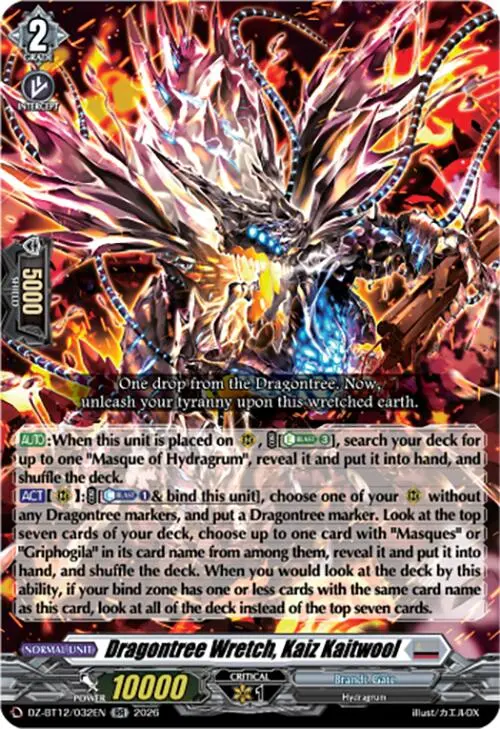 Dragontree Wretch, Kaiz Kaitwool (Dz-Bt12/032En) [Chasm Of Lost Souls] 1