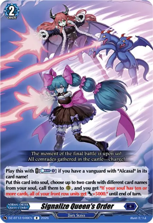 Signalize Queen's Order (Dz-Bt12/049En) [Chasm Of Lost Souls] 1