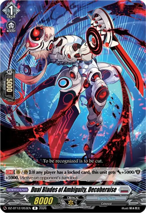 Dual Blades Of Ambiguity, Decoheraise (Dz-Bt12/053En) [Chasm Of Lost Souls] 1