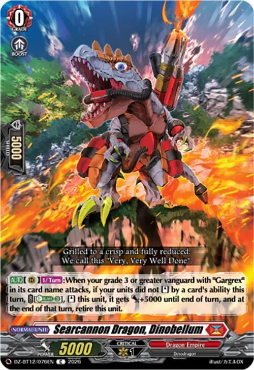 Searcannon Dragon, Dinobellum (Dz-Bt12/076En) [Chasm Of Lost Souls] 1