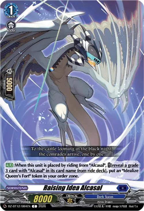 Raising Idea Alcasal (Dz-Bt12/084En) [Chasm Of Lost Souls] 1