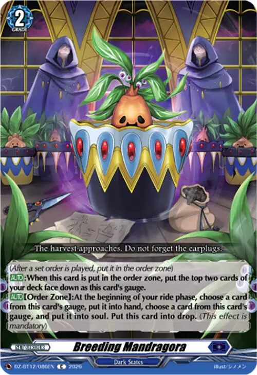 Breeding Mandragora (Dz-Bt12/086En) [Chasm Of Lost Souls] 1