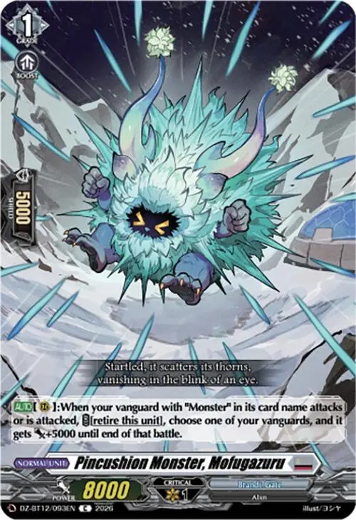 Pincushion Monster, Mofugazuru (Dz-Bt12/093En) [Chasm Of Lost Souls] 1